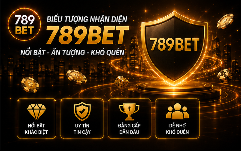 Biểu tượng nhận diện thương hiệu 789Bet nổi bật