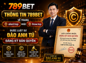Thông tin 789Bet về trang aled.top hoặc top-gry.top được Luật sư Đào Anh Tú đăng ký bản quyền
